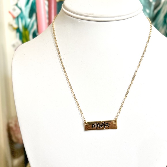 Mama Fashion Jewelry Necklace Gold - Picture 2 of 3